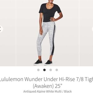 Lululemon Wunder Under HR 25" tight